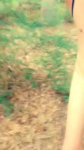 Hiking Naked with Chastity On1