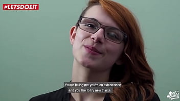 AMATEUR EURO - Shy Redhead Teen Quits Her Job To Be a Porn Star