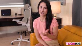 POV Blowjob: Curvy Isabel Love Sucks Big Cock in Outdoor Setting