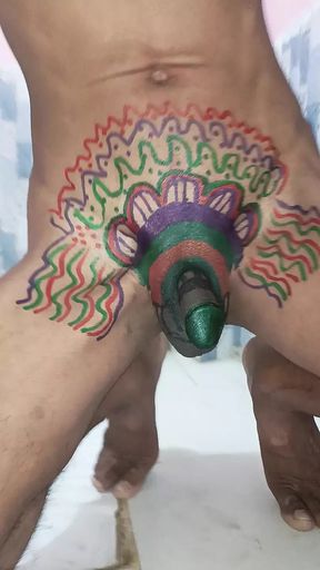 Sissy Showing Penis Tattoo
