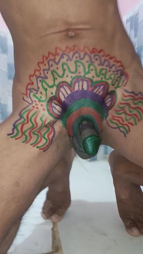Sissy Showing Penis Tattoo