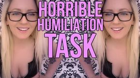 HORRIBLE HUMILIATION TASKS - Hardcore Dominatrix Slave Tasks