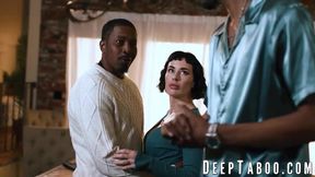 Olive Glass shares her naughty wife Hollywood Cash with Isiah Maxwell's BBC boss