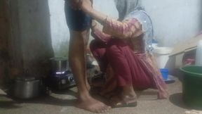 took it in her mouth and said, "Put it down."