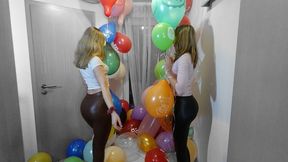 helium balloon mass pop