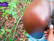 Spontaneous wilderness quickie: POV doggy-style adventure on our hike.