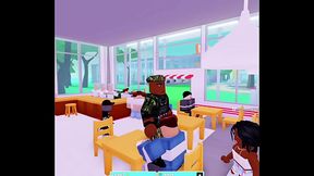 Soldier gets sucked in restaurant simulator