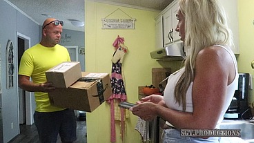 Lazy Tattoo Milf gets taught a lesson - Scene2