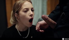 Big tits taken hard frozen in time fucked till cum drips