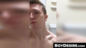 Cute young amateur Alexander Light's self-discovery masturbation session