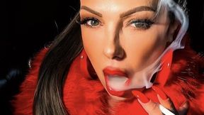 All red and smoky - Audible inhales and exhales - Dunhill White 100