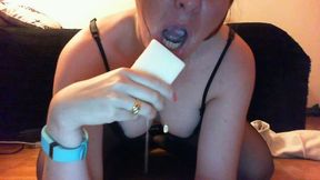 Nicoletta's Solo Exploration of Mouth Soap Fetish in Her Private Room: A Personal Journey into Sensory Experience and Self-Discovery 1080HD
