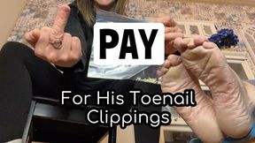 Pay For His Toenail Clippings (Custom)