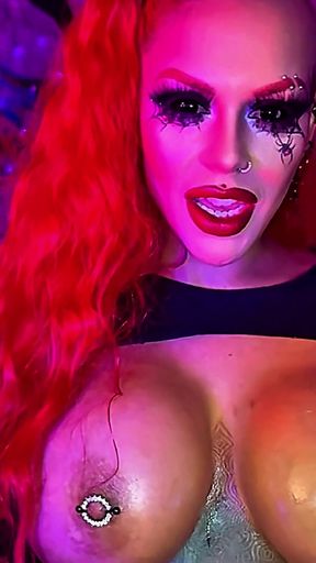 4K Ruined by the Spider Queen Filthy Strip to JOI