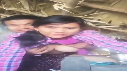 Horny Assamese Village Lovers Having Hard Sex In Cottage