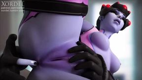 Widowmaker Fingering Her Asshole