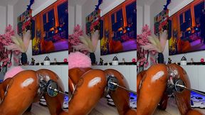 monster dildo got me squirting and shaking like crazy