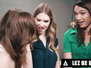 LEZ BE BAD - Wild mother I'd like to fuck Teachers Ashley Lane, Katie Kush, & Katrina Colt Use Confiscated Thong-Ons