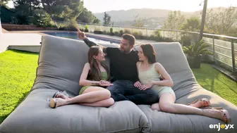 Tiffany Tatum and Matty Perez Suck and Fuck Juan Lucho Outdoors