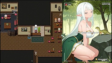 NTR Tales The Elf Next Stream [ CUCKOLD Hentai Game ] Ep.3 CHEATING GF flirt with her STREAMING FAN !
