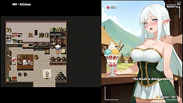NTR Tales The Elf Next Stream [ CUCKOLD Hentai Game ] Ep.3 CHEATING GF flirt with her STREAMING FAN !
