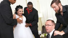 Payton Preslee's Wedding Becomes Interracial Threesome