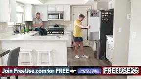 Caught in the Kitchen: Stepmom Discovers Her Stepson's Sweet Secret!