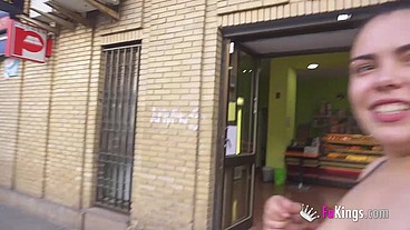 "I'm Mia, and I want a big and black cock!" Busty Spanish broad wants some fun with an ENORMOUS COCK!