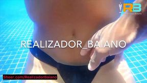 brazillian bull, dia de piscina com kriss hotwife e namoradinha do realizador baiano, muito exibicionismo e pegacao na piscina do clube, esposa de corno em festinha pool party