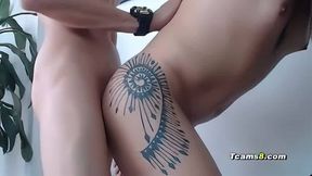 Horny Shemale getting ass fuck by latino big dick