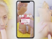 interactive mobile porn game ! this massage with Veronica Leal can turn horny... depending on you !