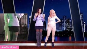 Jeny Smith and Astra decided to make a new SFW video for YouTube, but Astra had her own plans