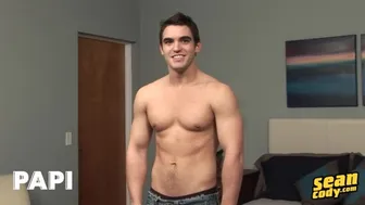 Athletic Hunk Donovan Rushes Home to Jerk Cock After Football