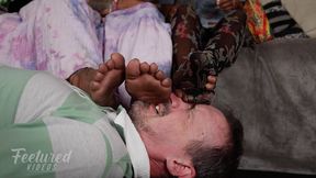 Lay down at our feet and be our footstool (Full HD 1080p MP4)