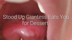 720P Stood Up Giantess Eats You For Dessert