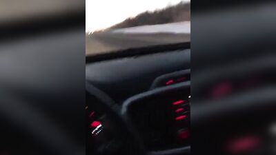 Jerking each other off on the highway for truckers