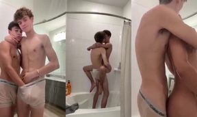 Bareback Gay Fucking around the shower - Fresh HD Scene