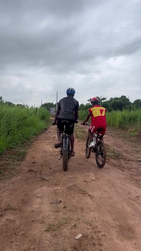 We Decide to Take a Rest After the Bicycle Ride