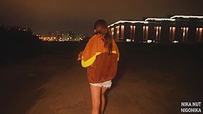 This Is Trash - In Search Of A Millionaire In The Ghetto - Blowjob In A Vacation Point At Night Exclusive Nigonika 2024