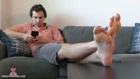 Feet On Couch Ignore - Bambi Boy - HD 720 MP4