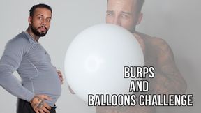 Burps and balloons challenge (custom clip) Lalo Cortez