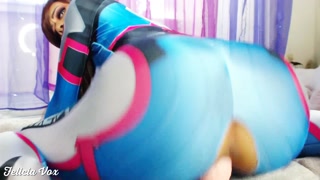 D.Va Loses a Bet and Gets Creampied | Felicia Vox