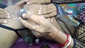 GF Enjoy to Destroy Her BF's Ass Hole and Have Anal Sex