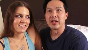 rochelle ryder fucks her asian boyfriend in this interracial amateur scene