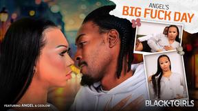 BLACK TGIRLS - Angel's Big Fuck Day