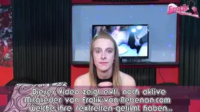 Teen slut gets multiple creampies at German sex party