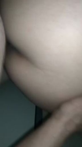 The domestic worker lets her ass be filled with milk so as not to lose her job