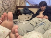 paid, guy feet part three, ran out of space on the phone