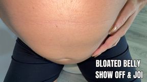 Stuffed belly show off and JOI - OnlyVanessa