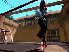 Second life: pony girl training, circle